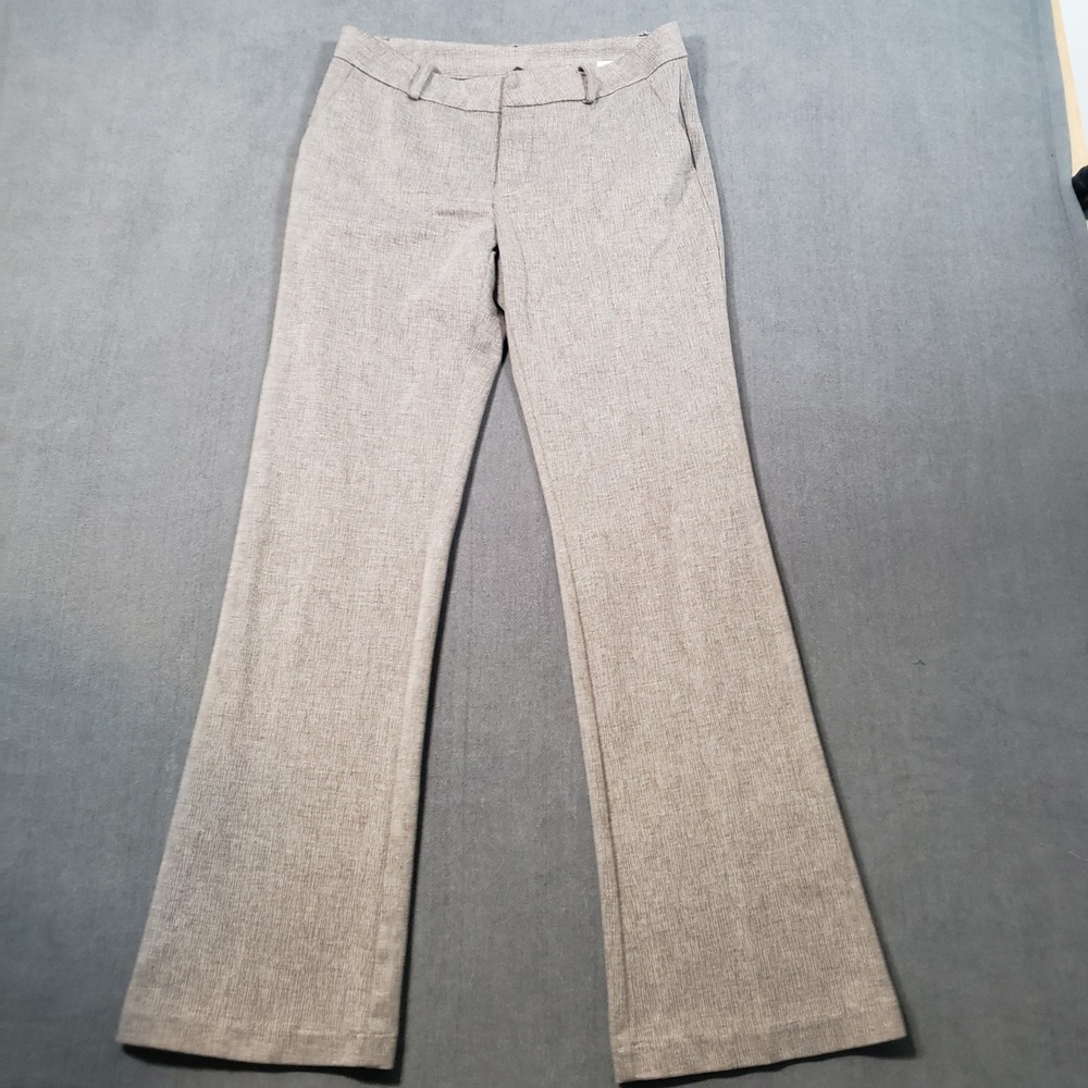 KUT from the Kloth Dress Pants Womens 6 Tan Flare Textured Trousers SB10302